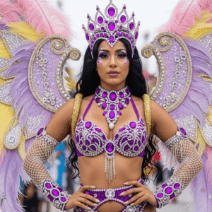 Royal Amethyst Carnival Queen Costume